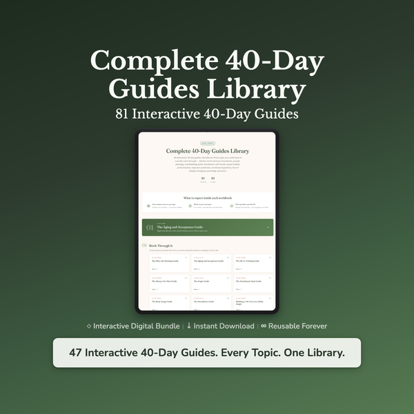Self-Care Workbook & Guide Bundle – 81 Inner Work Topics – Interactive Digital Guide — interactive digital workbook