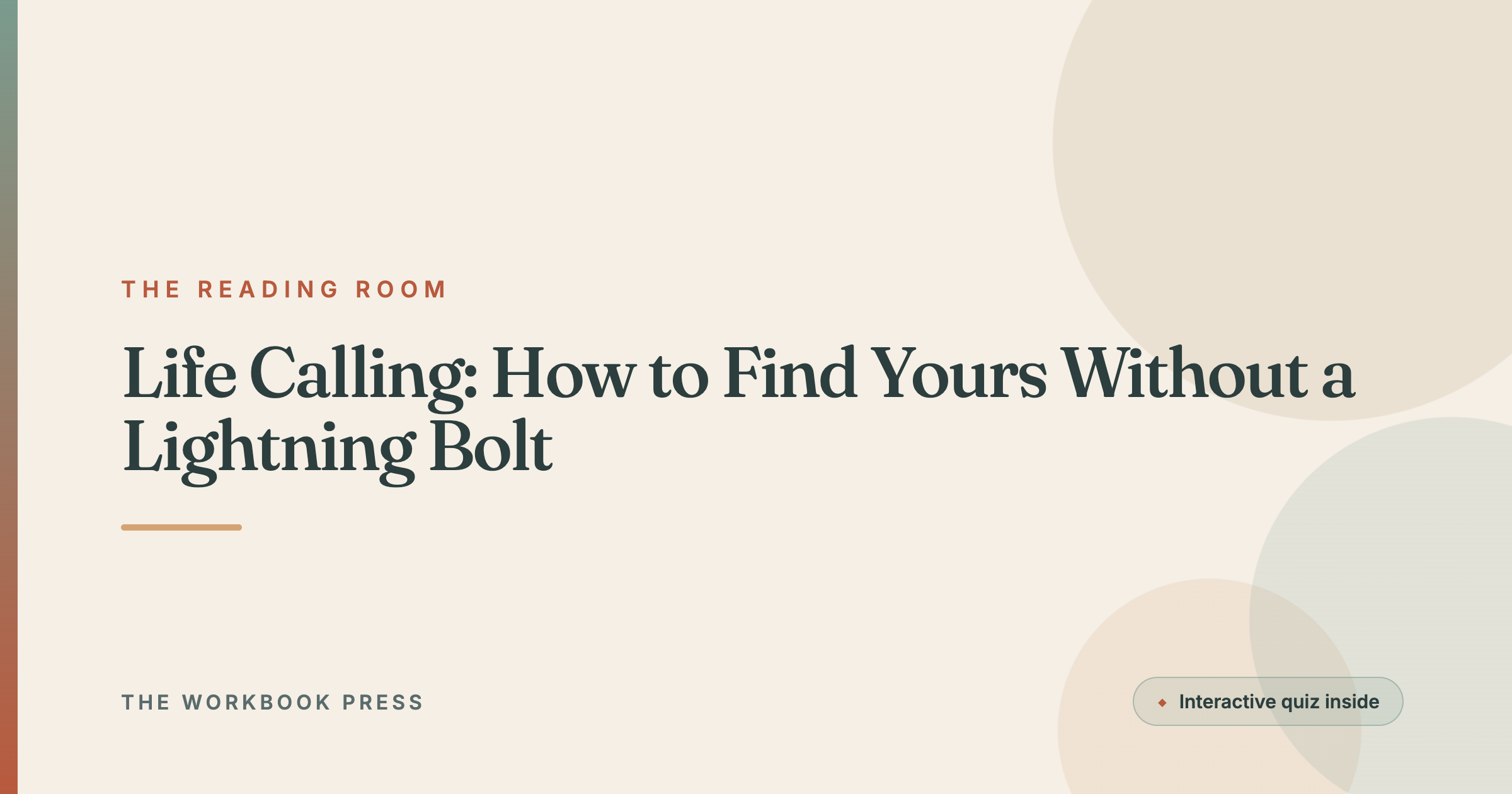 Life Calling: How to Find Yours Without a Lightning Bolt