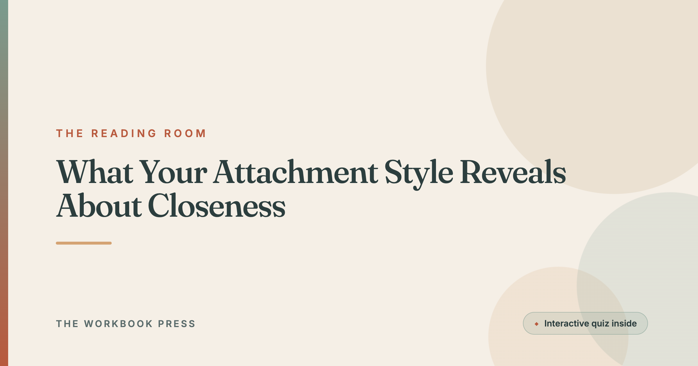 What Your Attachment Style Reveals About Closeness