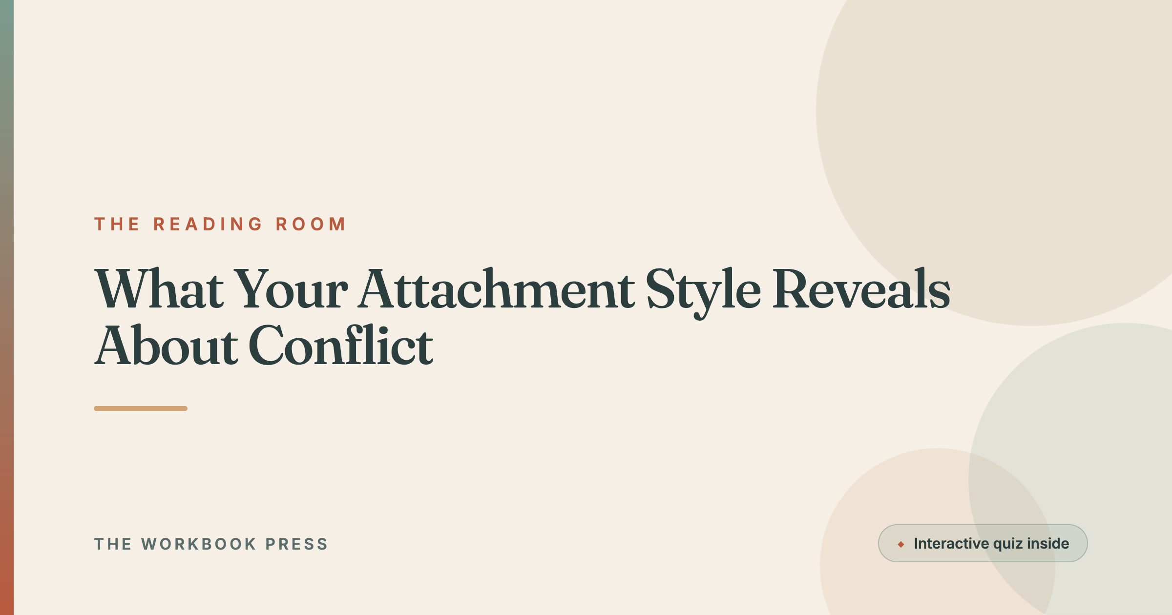 What Your Attachment Style Reveals About Conflict