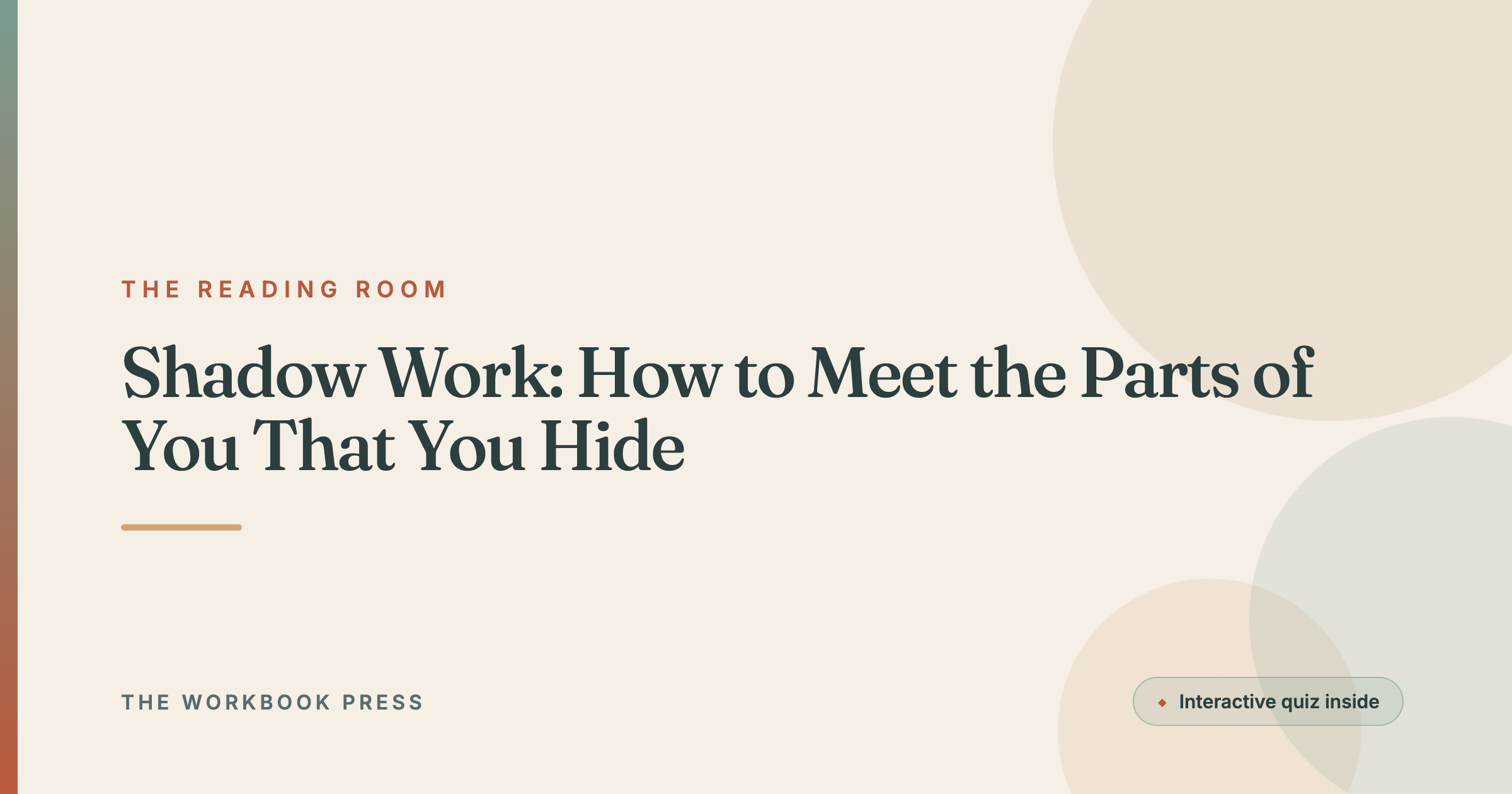 Shadow Work: How to Meet the Parts of You That You Hide