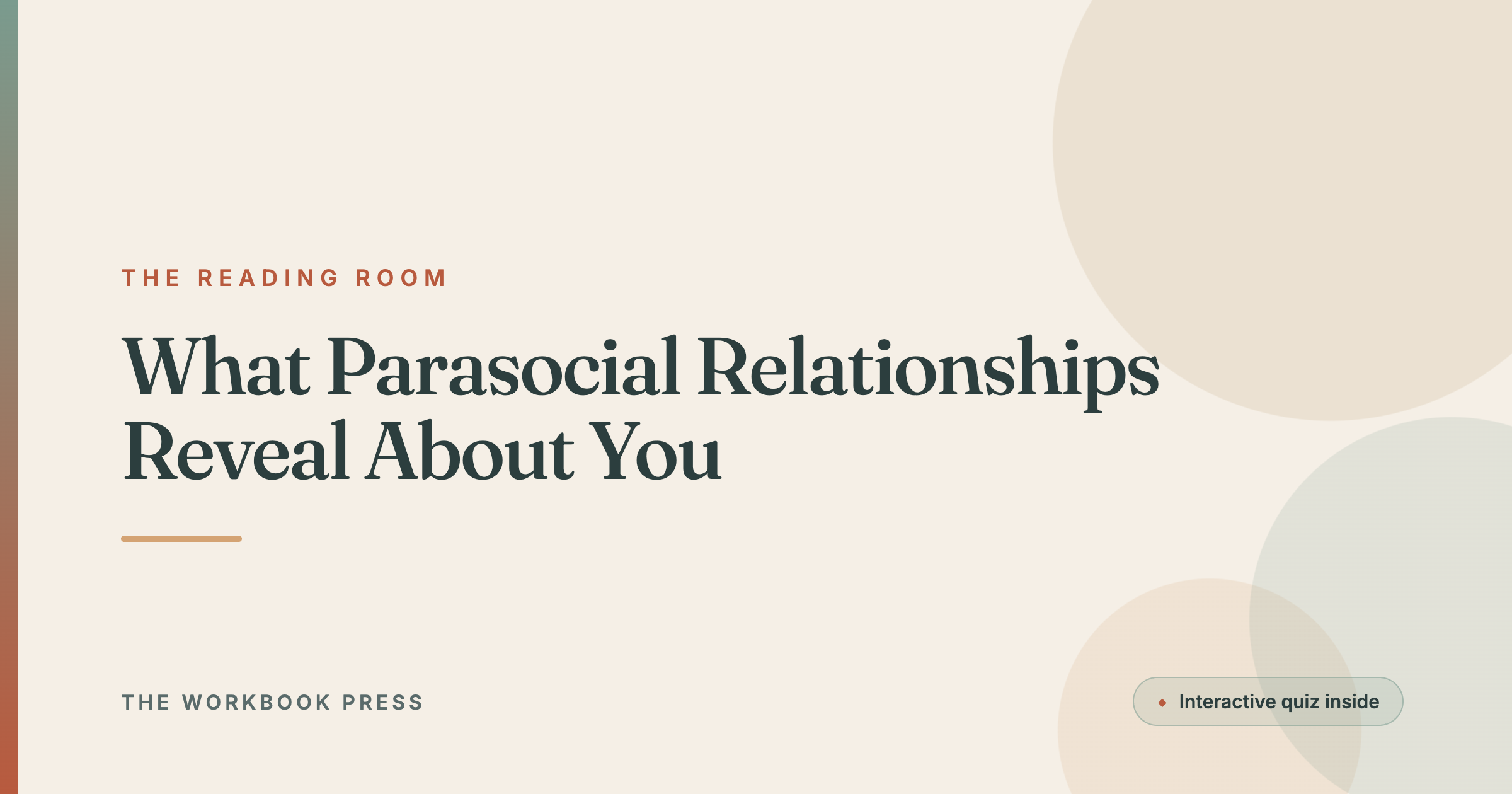 What Parasocial Relationships Reveal About You