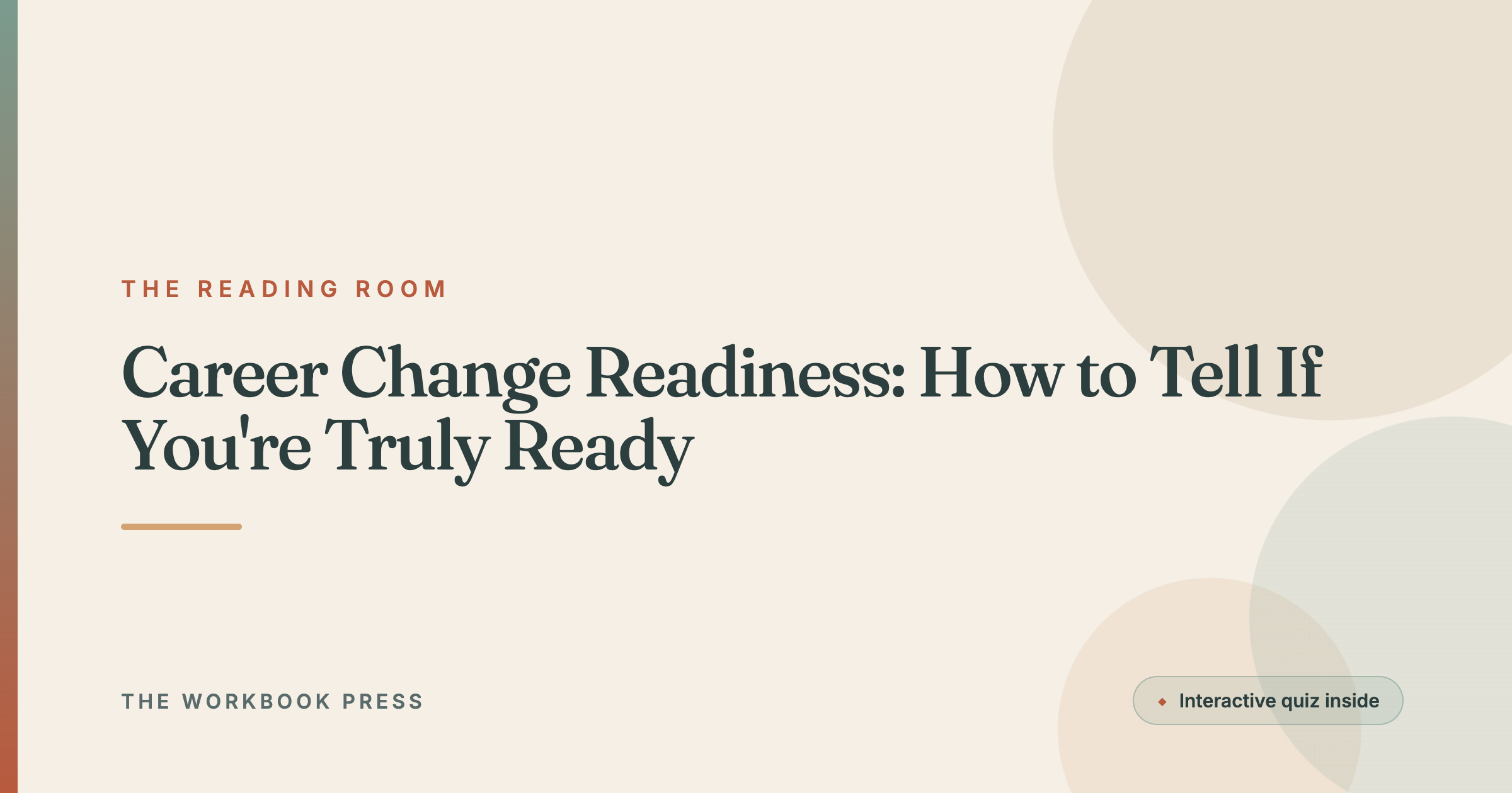 Career Change Readiness: How to Tell If You're Truly Ready