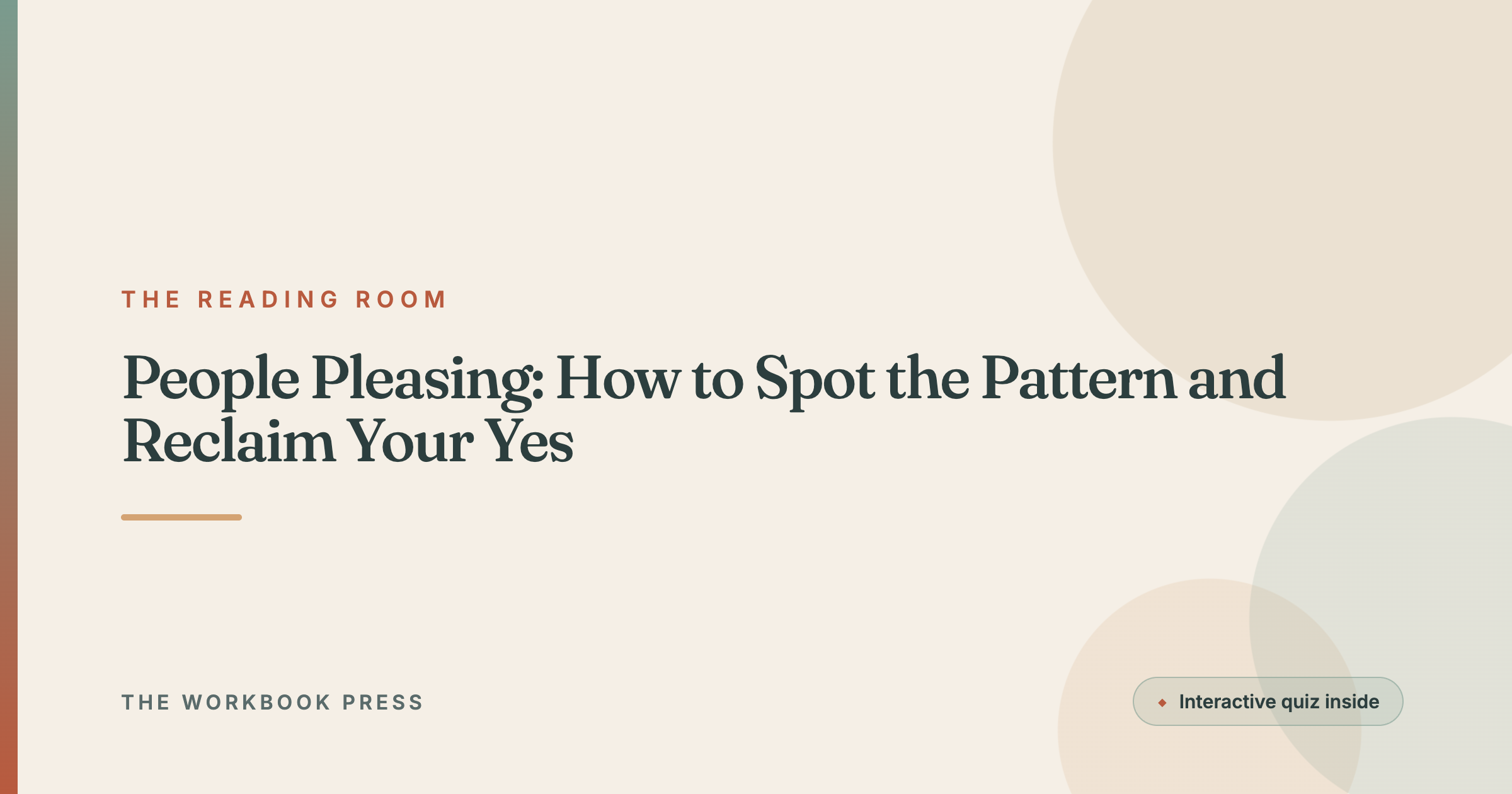 People Pleasing: How to Spot the Pattern and Reclaim Your Yes