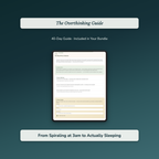 Overthinking Coaching Toolkit 8