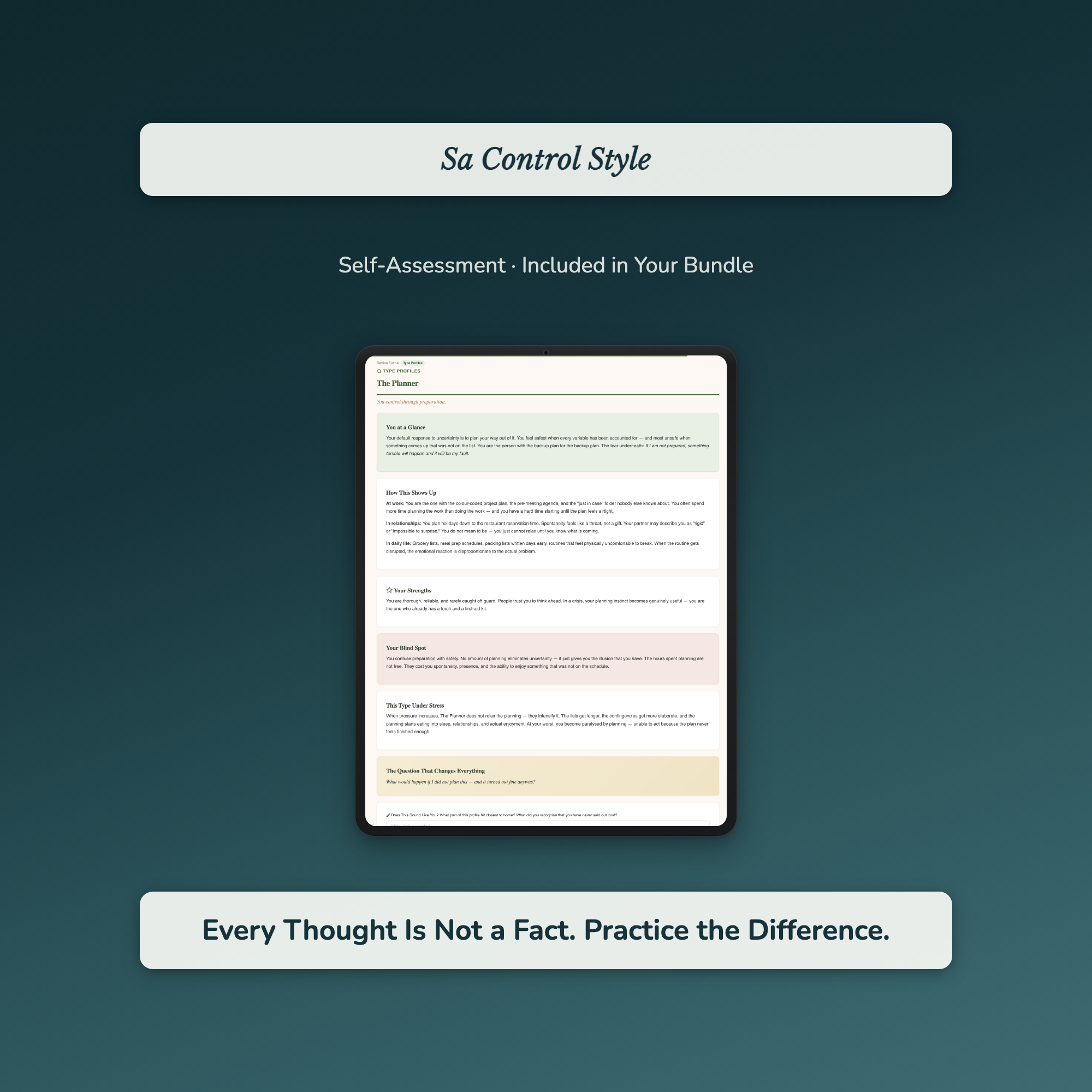 Overthinking Coaching Toolkit 9