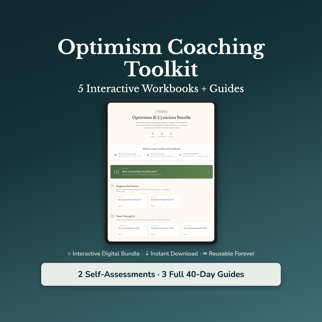 Optimism Cynicism 1