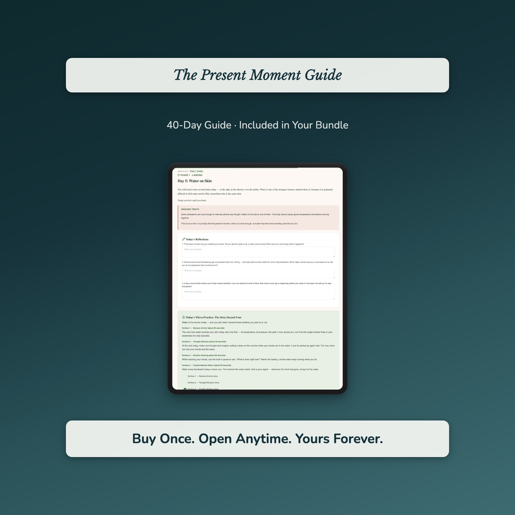 Presence Spiritual Practice 9