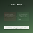 Core Values Worksheets – What Matters Most, Priorities, Life Vision – Interactive Worksheets Bundle