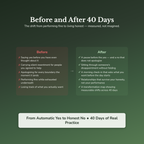 People Pleasing Workbook & 40-Day Guide — before and after transformation
