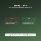 Shadow Work Quiz & Workbook – Which Shadow Is Running You – Interactive Self-Assessment
