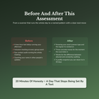 Overthinking Quiz — before and after transformation