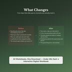 Self-Care & Presence Worksheets – Mindfulness, Grounding, Presence, Slow Down – Interactive Worksheets Bundle