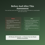 People Pleasing Quiz — before and after transformation