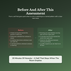 Personality Quiz — before and after transformation