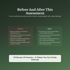 High Functioning Burnout Quiz — before and after transformation