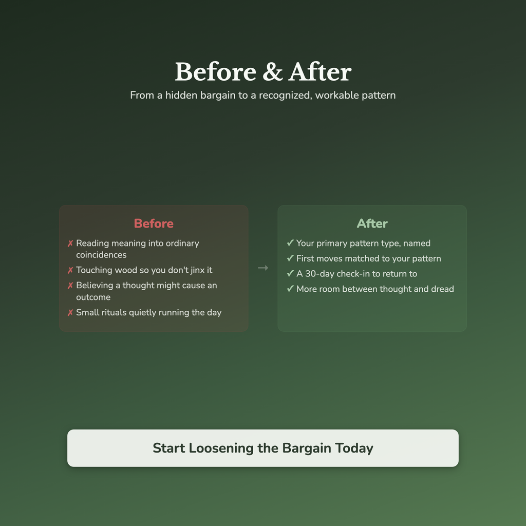 Magical Thinking Quiz & Workbook – Am I Superstitious? – Interactive Self-Assessment