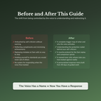 Quiet Your Inner Critic — before and after transformation