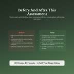 Shadow Work Quiz — before and after transformation