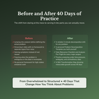 Analytical Thinking Workbook & Training — before and after transformation