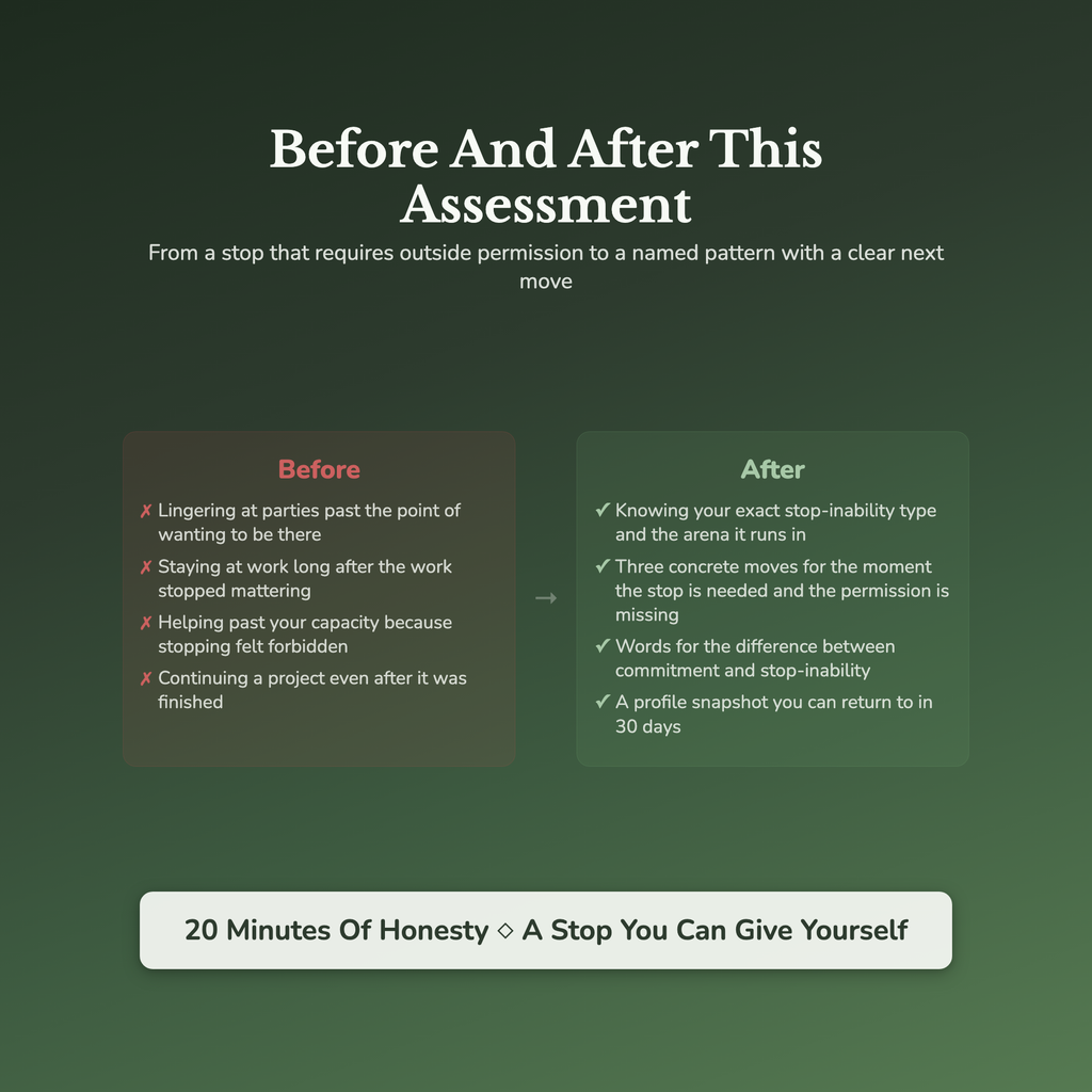 People Pleasing Quiz — before and after transformation
