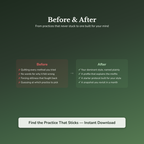 Meditation Style Quiz & Workbook – Why It Never Sticks – Interactive Self-Assessment
