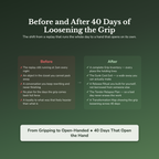 Letting Go Workbook & 40-Day Guide — before and after transformation