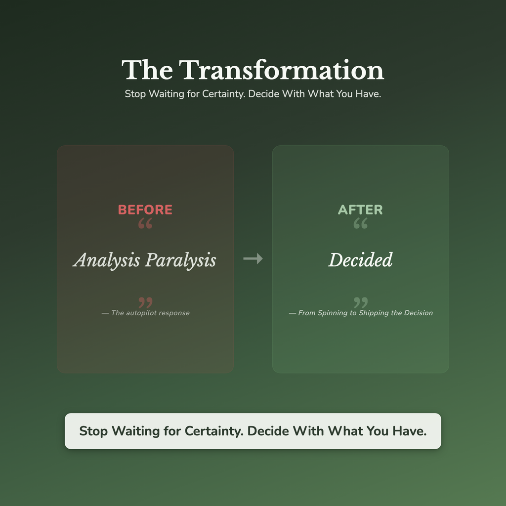 Decision Fatigue Bundle – Why Can't I Just Make the Decision – Interactive Digital Bundle