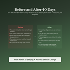 Self Sabotage Workbook & 40-Day Guide — before and after transformation