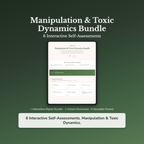 Manipulation Bundle – Am I Being Gaslit Self-Care Tools – Interactive Digital Bundle