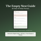 Empty Nest Workbook & 40-Day Guide — interactive workbook cover