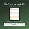 Trust Issues Workbook & 40-Day Guide — interactive workbook cover
