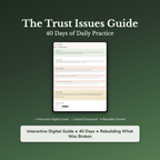 Trust Issues Workbook & 40-Day Guide — interactive workbook cover