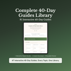 Self-Care Workbook & Guide Bundle – 50 Inner Work Topics – Interactive Digital Guide