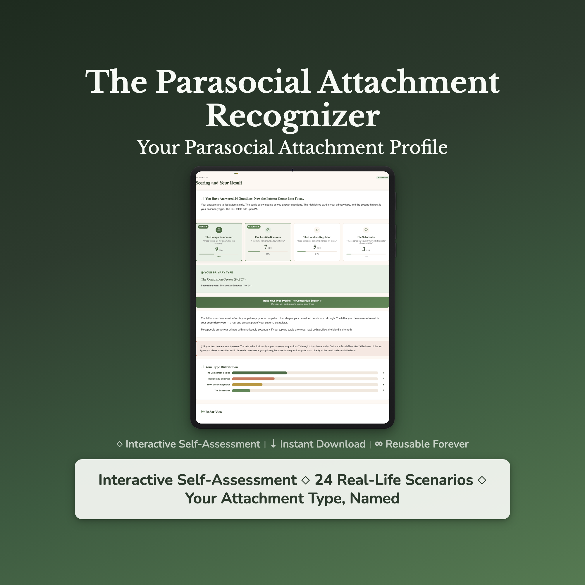 Parasocial Quiz & Workbook – Stranger Feels Like a Friend – Interactive Self-Assessment