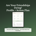 Friendship Health Profile — interactive workbook cover