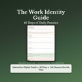 Work Identity Workbook & 40-Day Guide — interactive workbook cover
