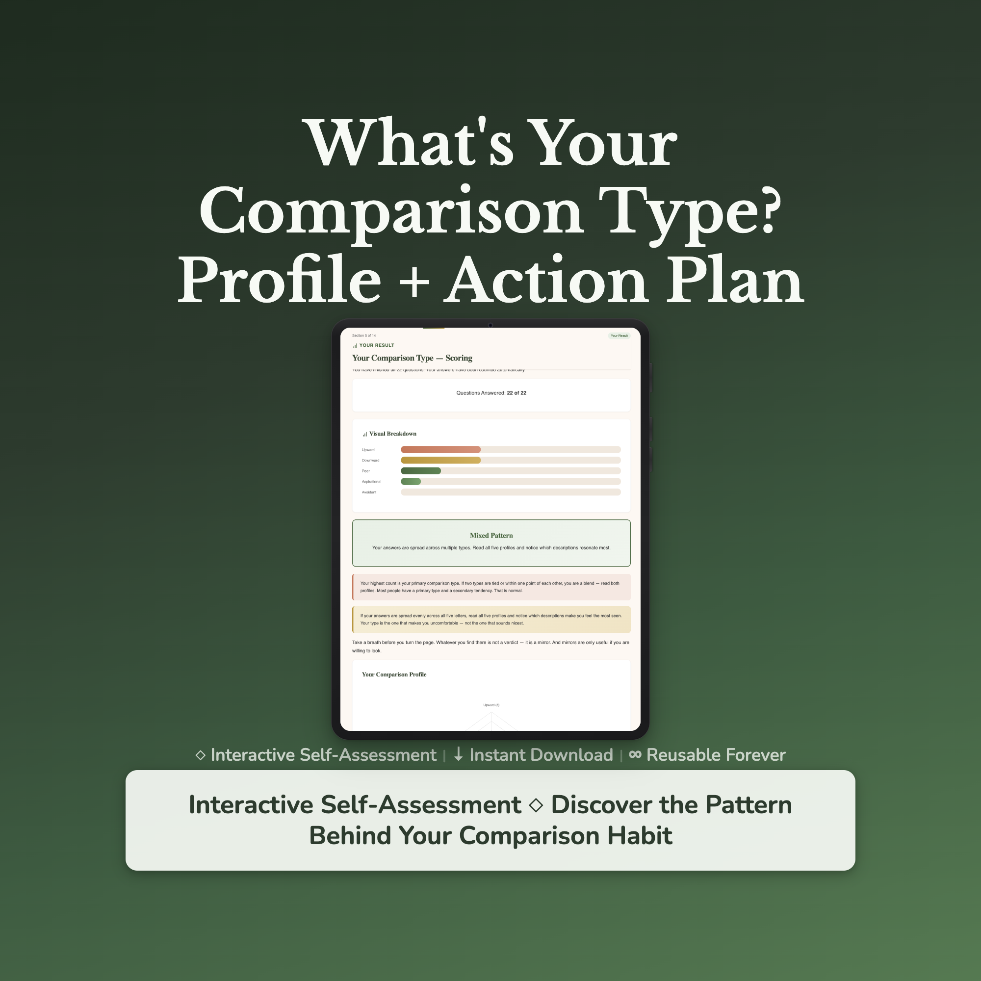 Comparison Type Profile — interactive workbook cover