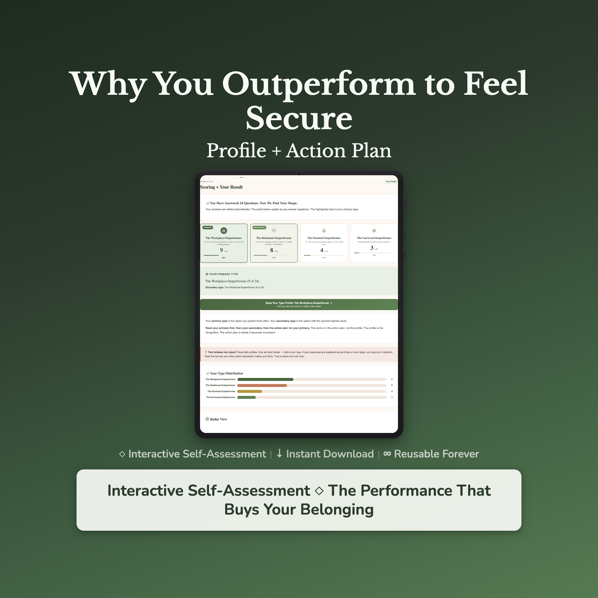 Burnout Quiz — interactive workbook cover