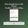 Life Pivot Readiness Profile — interactive workbook cover