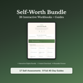 Self-Worth Bundle – Inner Critic Shadow Work 26 Tools – Interactive Digital Bundle