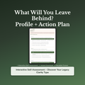 Legacy Profile — interactive workbook cover