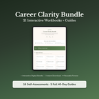 Career Clarity Bundle – Imposter Syndrome 16 Career Tools – Interactive Digital Bundle