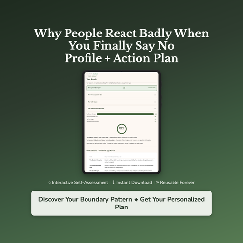 Boundary Reaction Profile — interactive workbook cover