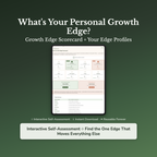 Personal Growth Quiz & Workbook – Find Your Growing Edge – Interactive Self-Assessment
