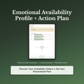 Emotional Availability Profile — interactive workbook cover
