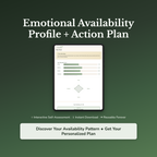 Emotional Availability Profile — interactive workbook cover