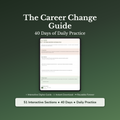 Career Change Workbook & 40-Day Guide — interactive workbook cover