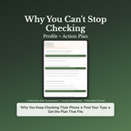 Compulsive Checking Profile — interactive workbook cover