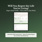 Life Regret Quiz & Workbook – Are You Living the Wrong Life? – Interactive Self-Assessment